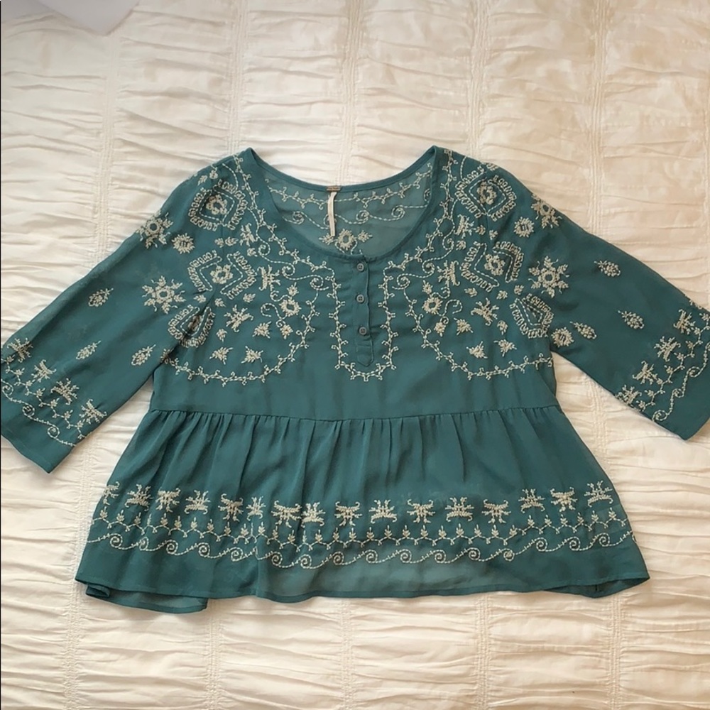Free People Sheer Top
